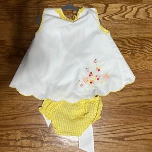 The Proper Peony Bee dress with bloomers
